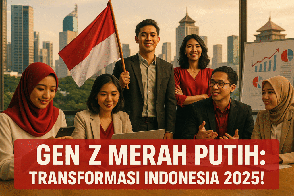 Gen Z Indonesia. Generasi Merah Putih.